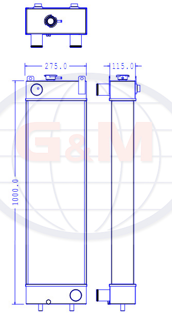 11265 KOMATSU   Radiator