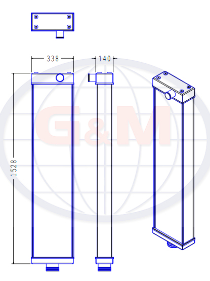 11628 KOMATSU   Radiator