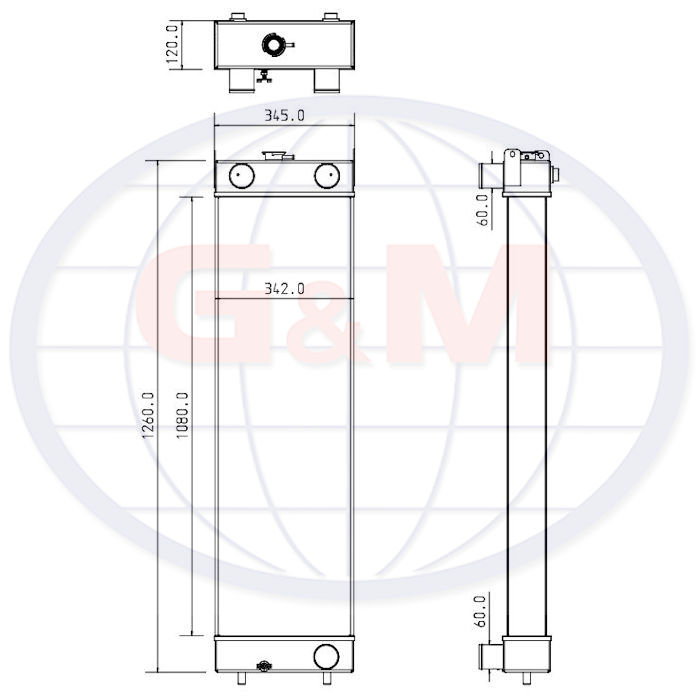 12210 HITACHI   Radiator